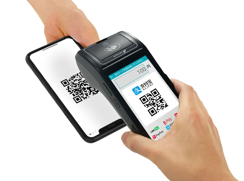 QRコード決済に対応するPAYGATE端末